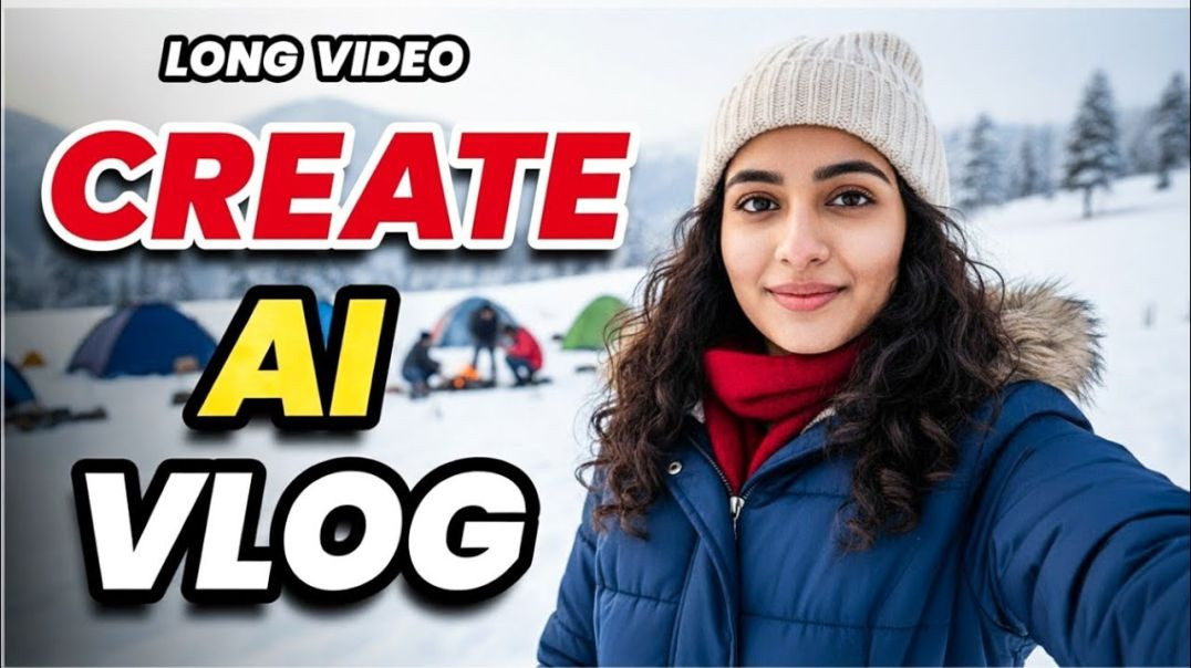 ⁣Ai Se Vlog Video Kaise Banaye _ How To Make Ai Vlog Video For FREE _ Ai Vlog Video