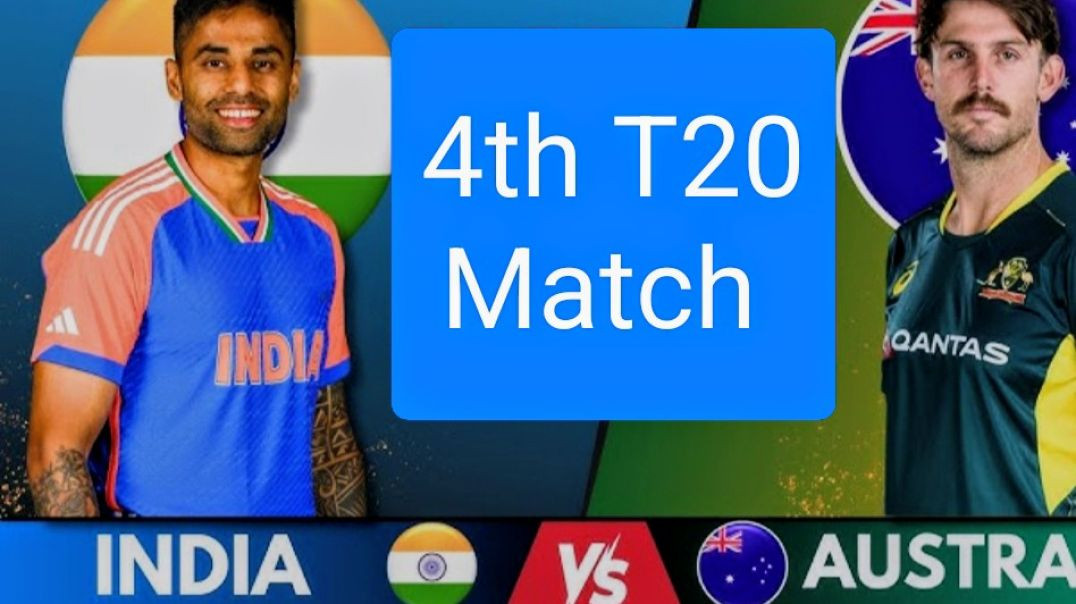 ⁣India Vs Australia 4th T20 Cricket Match Highlights  in 6th November