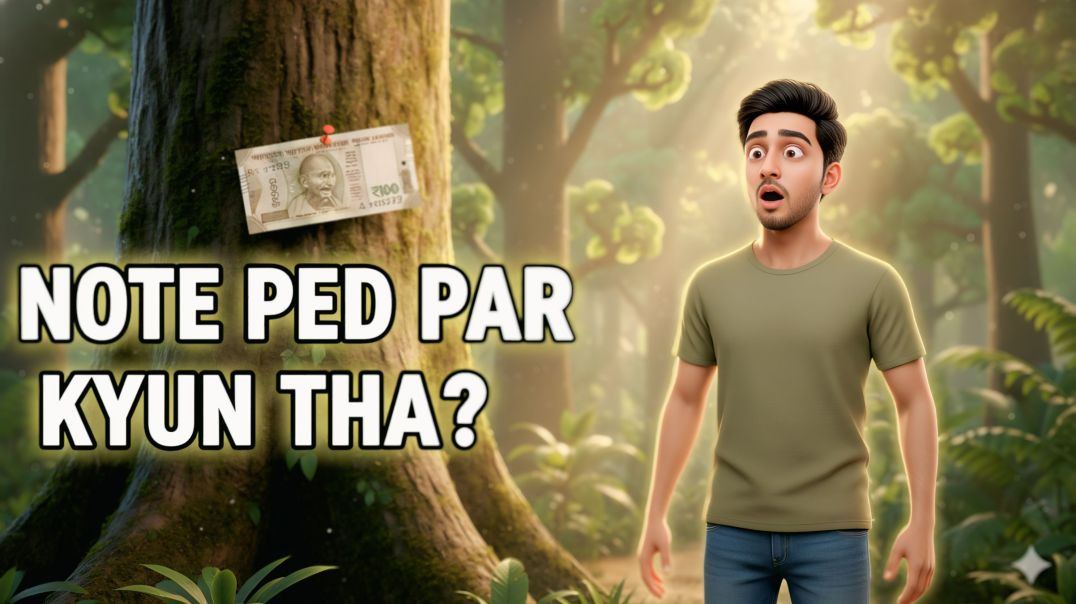 ⁣100 Rupay Ka Note Aur Ped – Ek Zabardast Seekh Wali Kahani | Moral stories in hindi|hindi kahaniyan