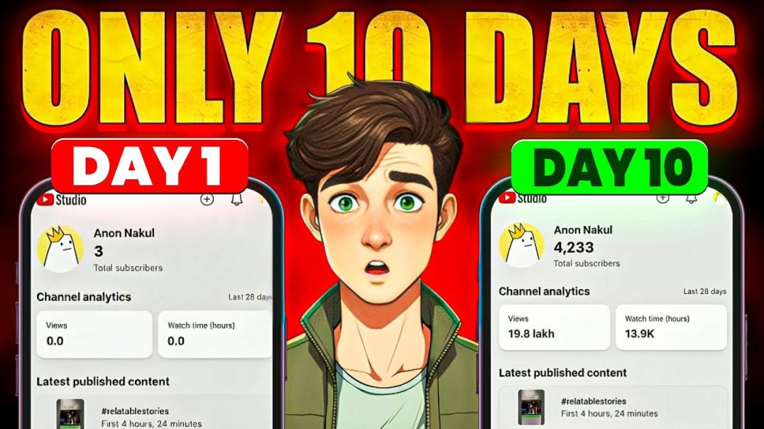 ⁣YouTube video I ⁣Tried YouTube Shorts For 10 DAYS 🔥 UNEXPECTED RESULT 🔥