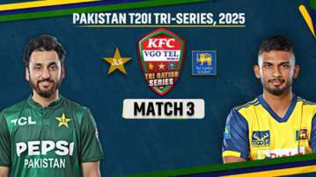 ⁣Pakistan vs Sri Lanka _ Match 03 _ Tri Nation Series _