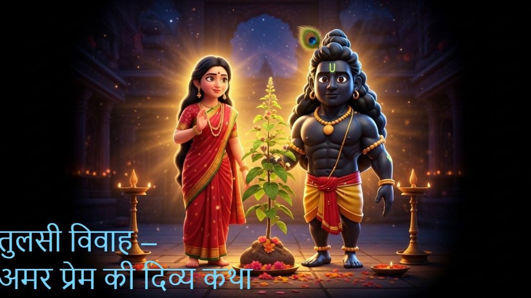 ⁣तुलसी विवाह — भक्ति और प्रेम का अमर बंधन | Tulsi Vivah – The Eternal Bond of Devotion and Love