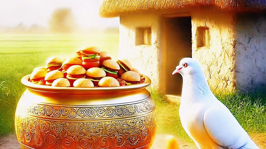 ⁣कबूतर ने बनाया बर्गर 🕊️