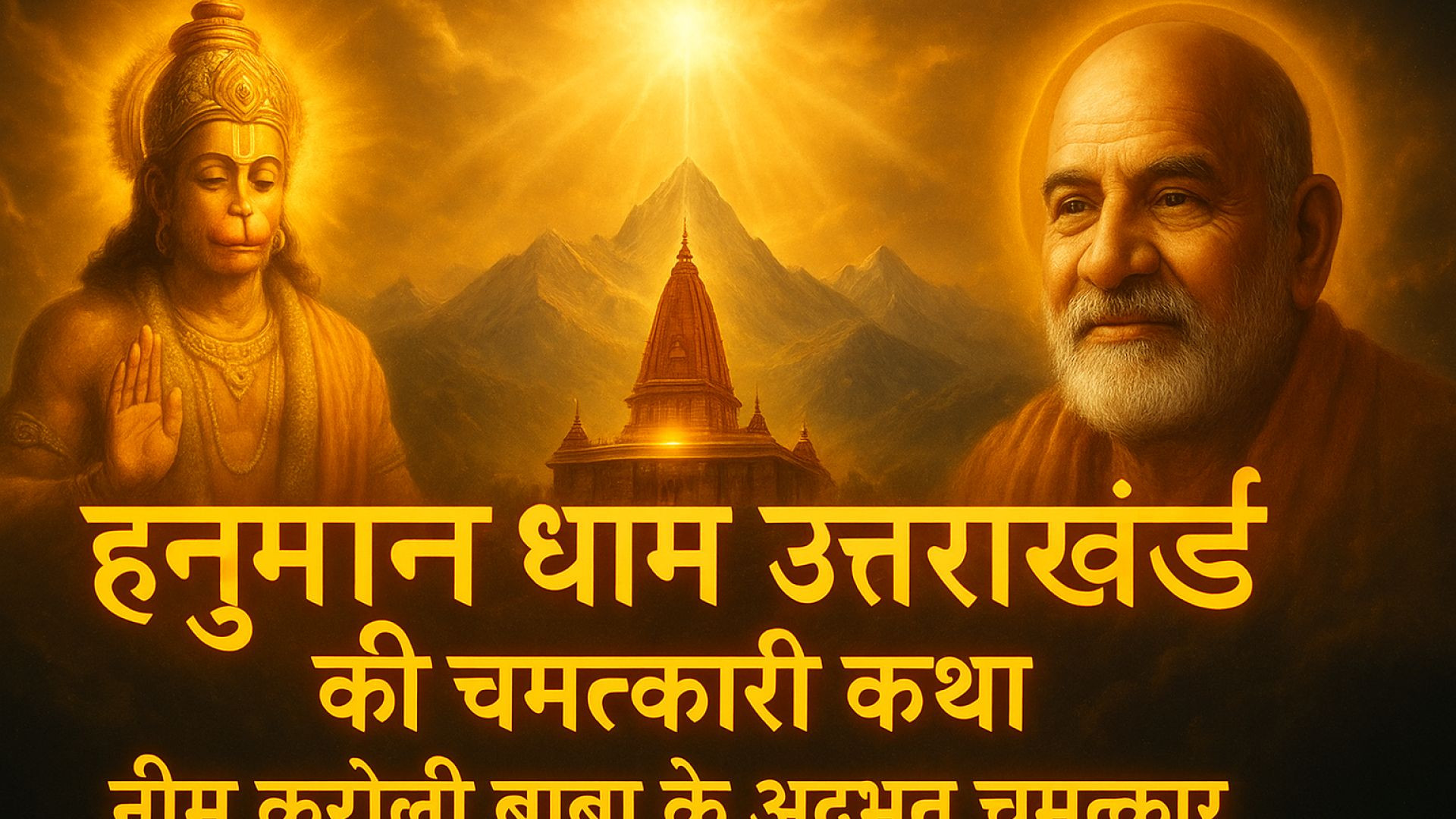 ⁣हनुमानधाम उत्तराखंड की चमत्कारी कथा | नीम करोली बाबा के अद्भुत चमत्कार | AI ज्ञान गंगा