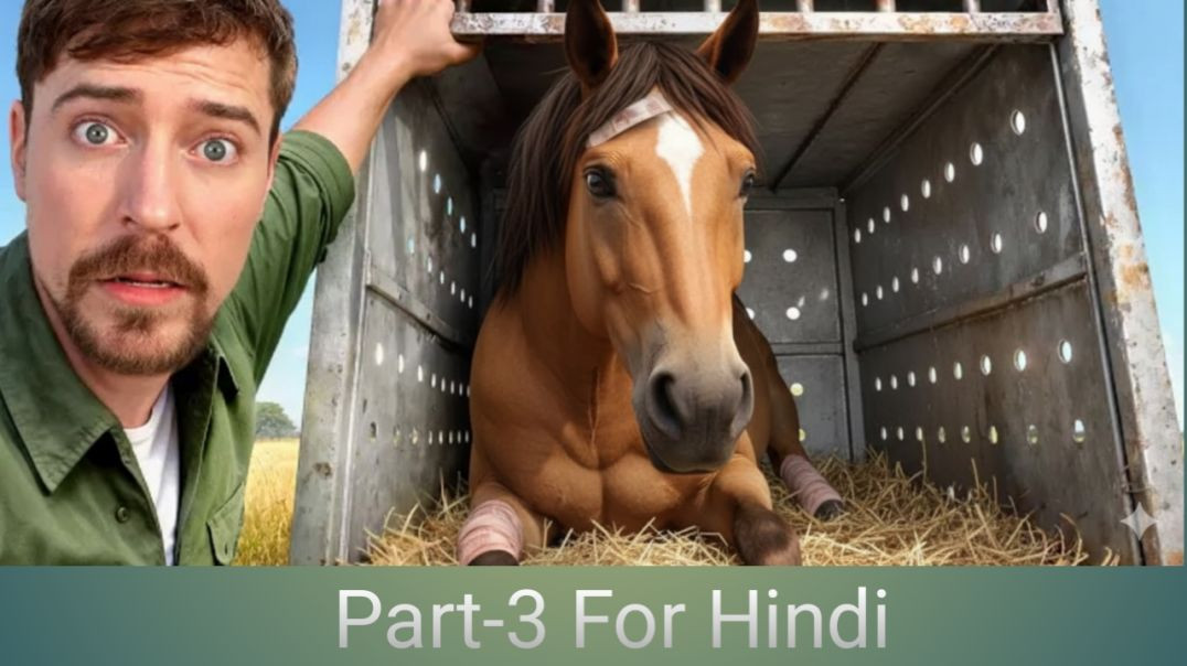 ⁣I saved 1,000 animals form dying |Mr beast hindi part 3