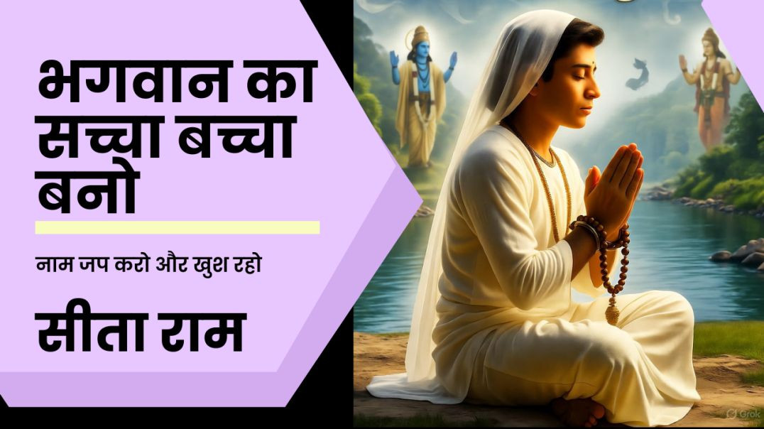 भगवान का सच्चा बच्चा बनो