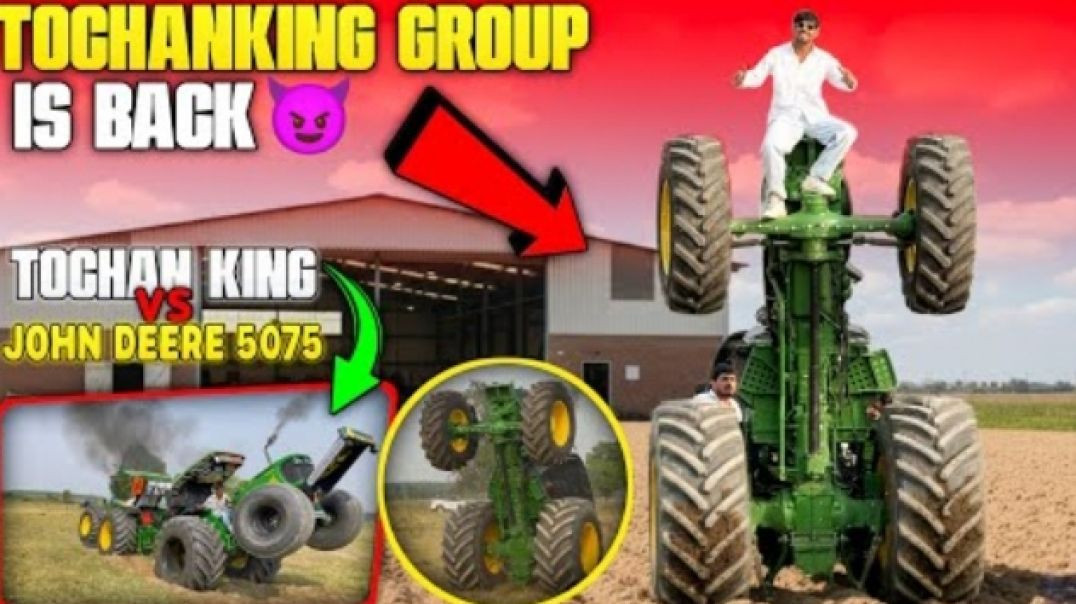 ⁣New stunt on tochan king😱😊 #tochan king #nishu deshwal #rohit deshwal #tractor stunt