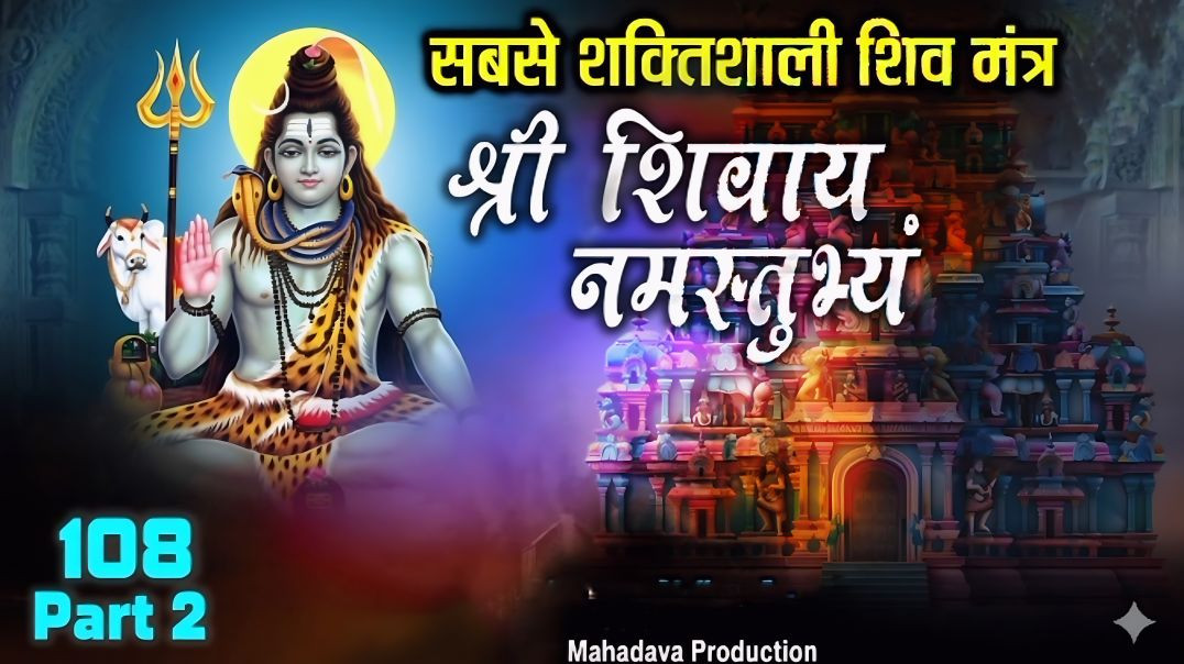 ⁣श्री शिवाय नमस्तुभ्यम 108 माला । Shree shivay Namastubhyam 108 Times । Part 2  #musicश्री शिवाय नमस्तुभ