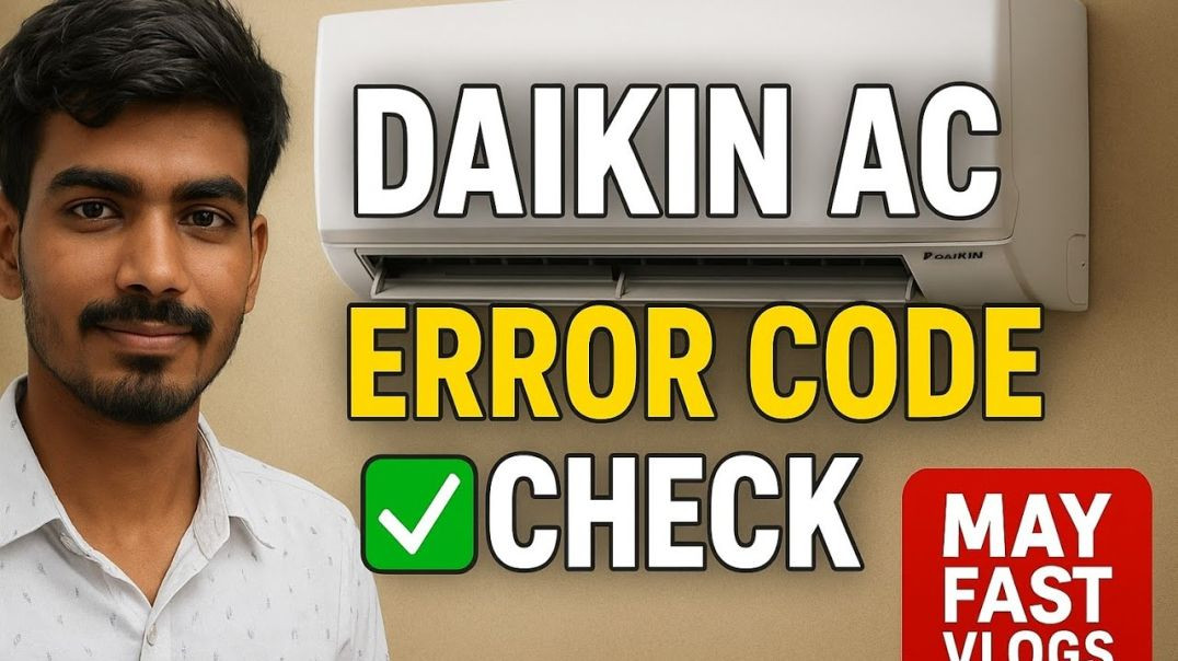 Daikin_AC_arr_code_units_check_✅_May_fast_vlogs_#indiavlogs