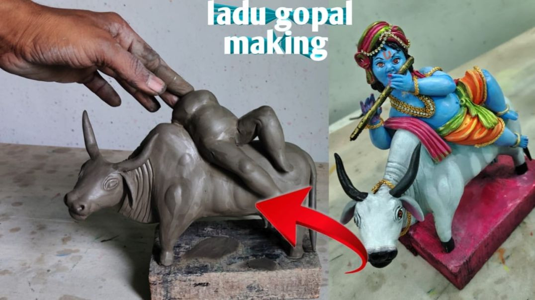 ⁣लडडू गोपाल की मूर्ति कैसे बनाएं  | Krishna murti making | little Krishna murti making 2026 | krishna