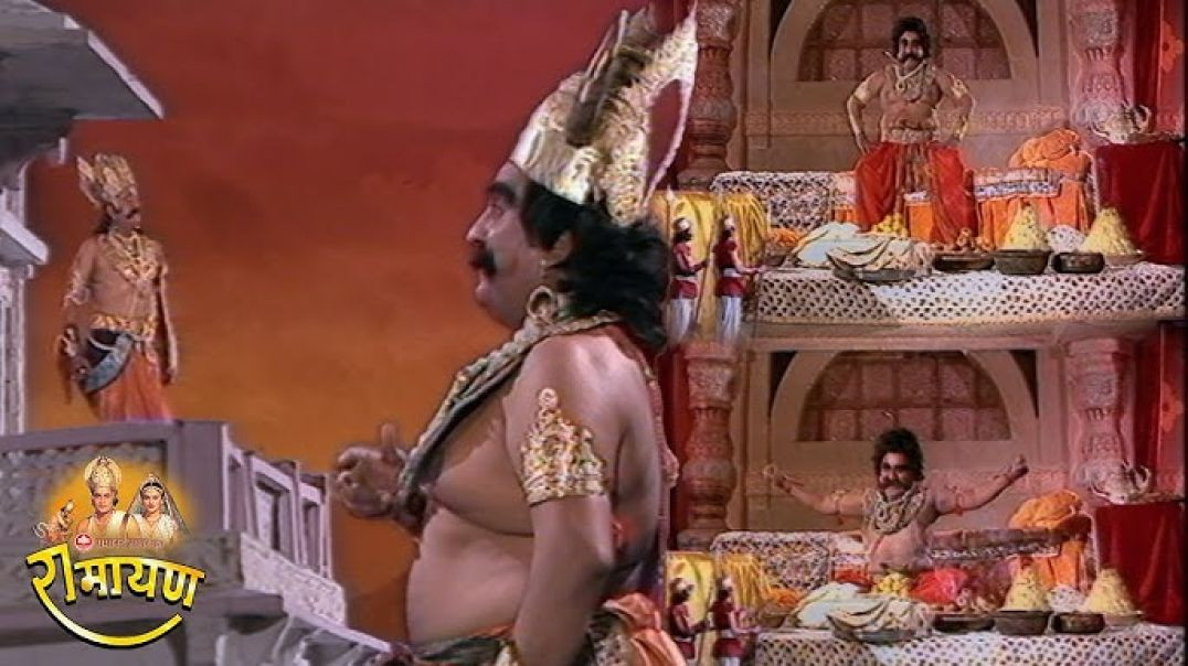 ⁣रामायण_-_EP_61_-_रावण_का_कुम्भकरण_को_जगाना_।_कुम्भकरण_का_रावण_को_उपदेश।(360p)