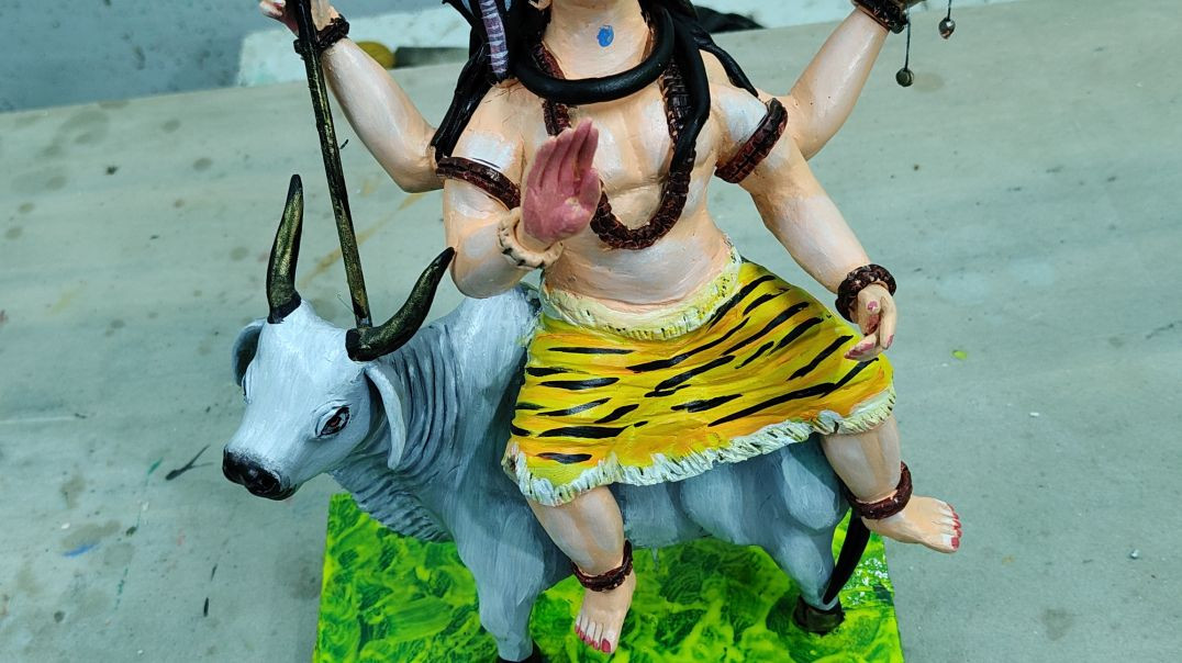⁣🕉️ Mahadev Idol Making _ मूर्ति कैसे बनाते हैं _ How to Make Mahadev Murti Step by StepMahadev Idol 
