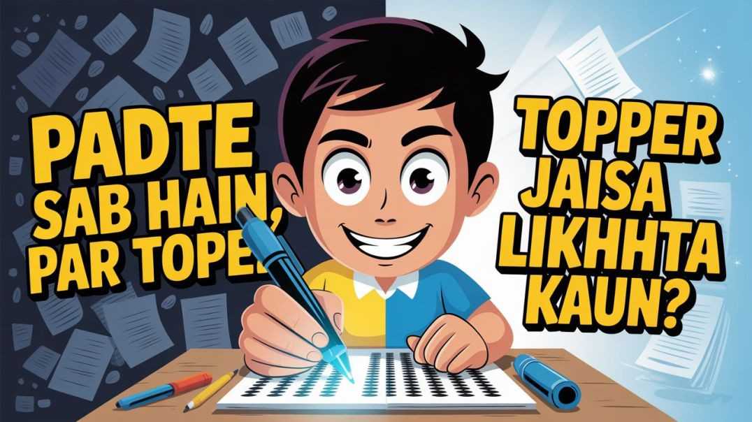 ⁣Padte Sab Hain, Par Topper Jaisa Likhhta Kaun? | How to Write Answers in Exams & Score Big