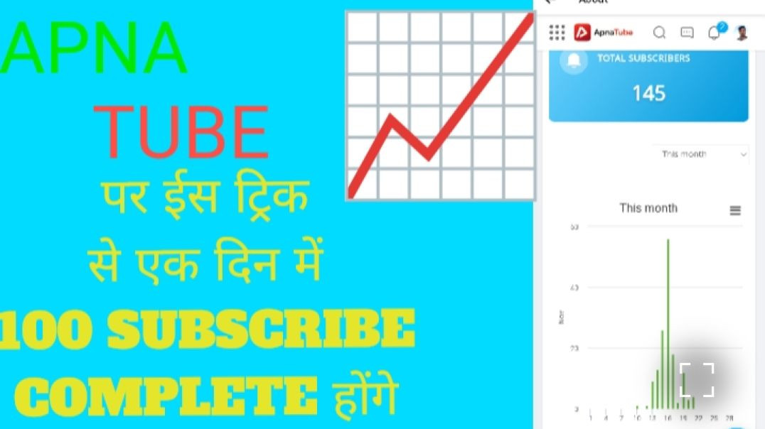 ⁣APNA TUBE PAR SUBSCRIBE BADANE KI TRICK APNA TUBE CHANNEL MONETIZE