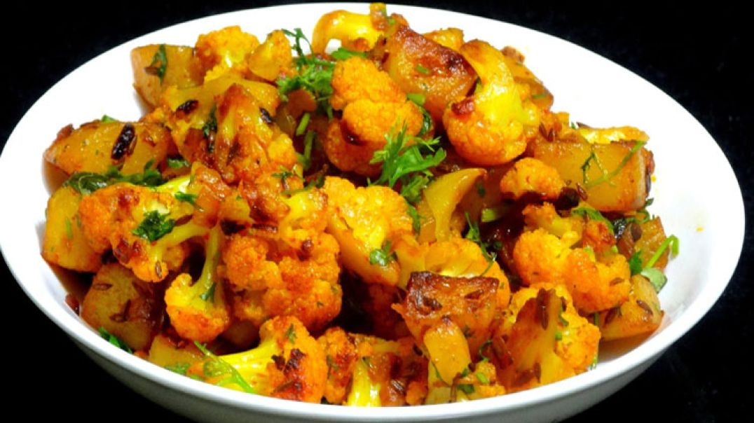 Swadisht aalu gobhi ki sbji👍😋