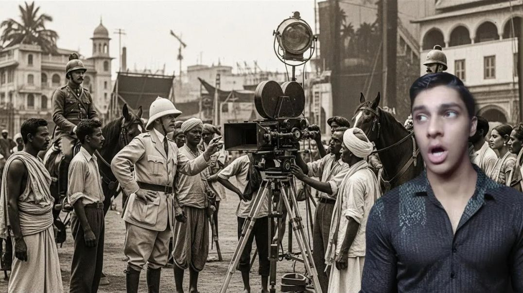 How was Indian cinema created during British rule? 🤔