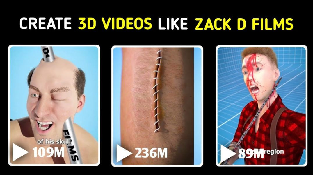 ⁣How To Create 3D Videos Like Zack D Films | Zack D Films Style 3D Video Editing | Zack D Films