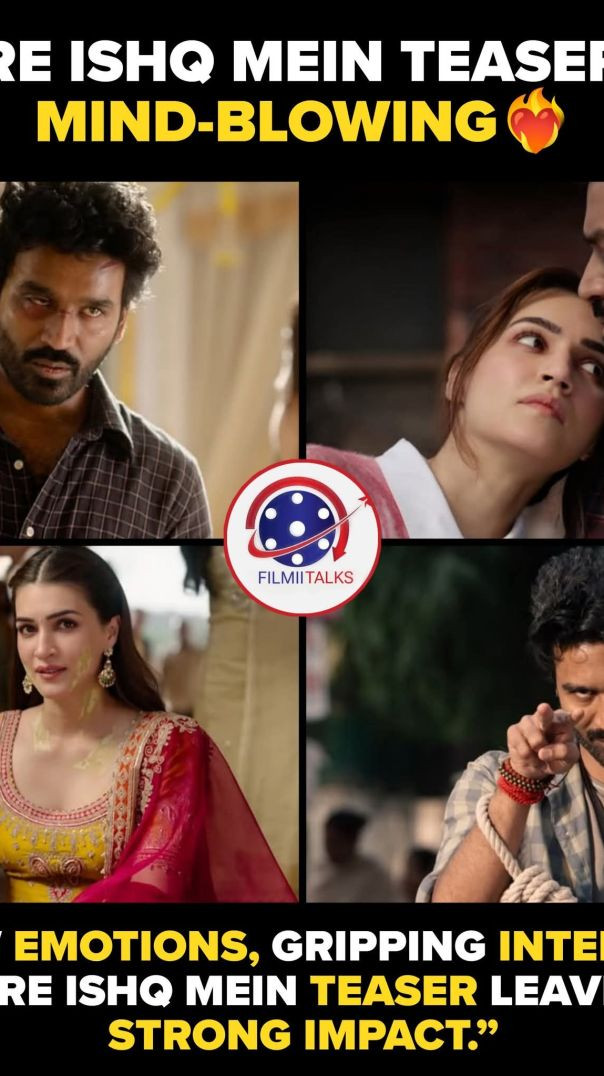 Tere Ishk Mein I Teaser Out Now I Dhanush_ Kriti Sanon _ A