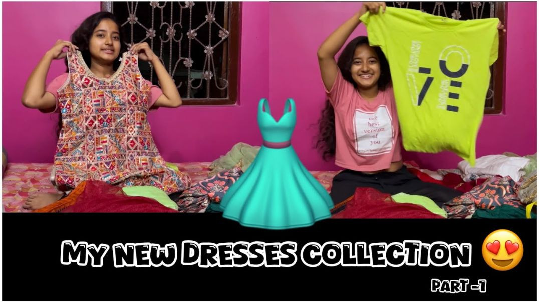 ⁣My new dresses collection  👗  part 1 | mere pass kitne new dresses hai Abhi Jyoti vlog t