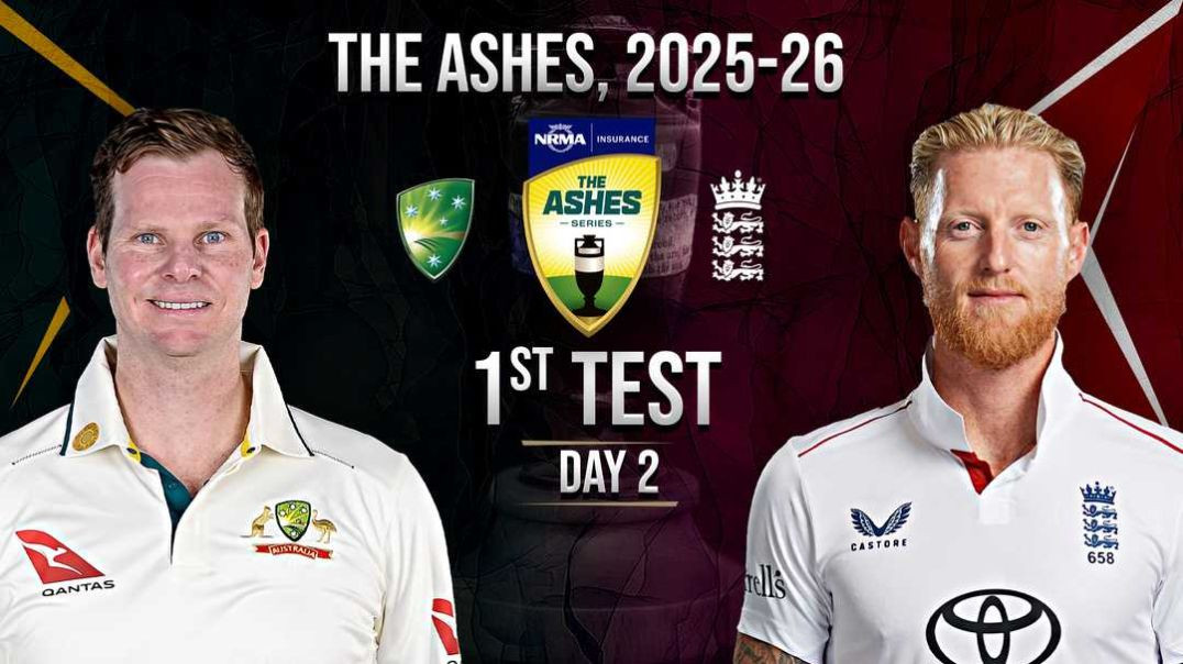 ⁣Australia v England 2025-26 _ First Ashes Test _ Day Two(720P_HD)