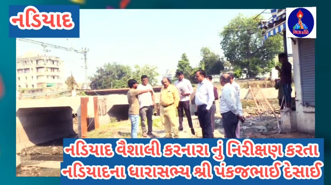 વૈશાલી ગળનારા અંડરપાસ રોડ નું નિરીક્ષણ