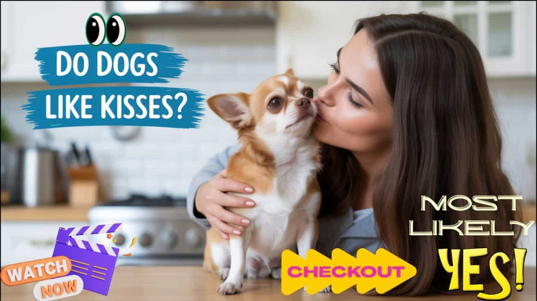 ⁣“Doggo Kisses = PURE JOY ❤️🐶✨”