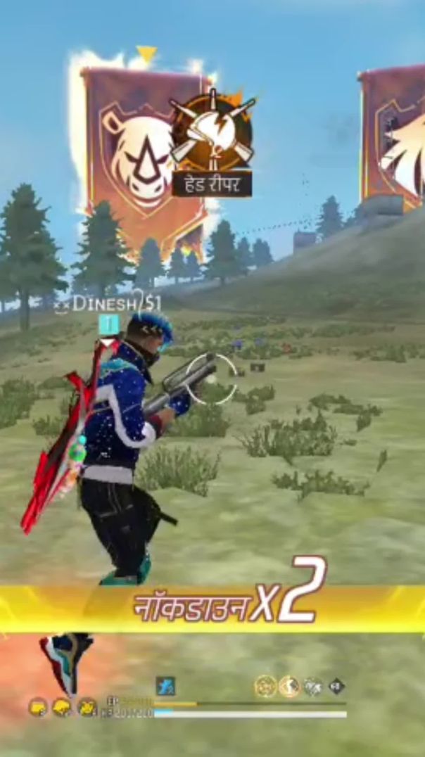 Free fire game play ⏯️▶️ free fire 🔥 best game play ⏯️▶️ b
