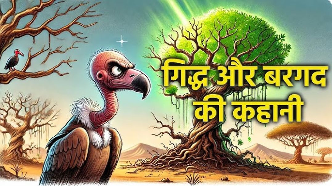 ⁣बुद्धि और क़िस्मत का बंटवारा _ Hindi Kahani _ Moral Story _ Hindi Story _ cartoon story)