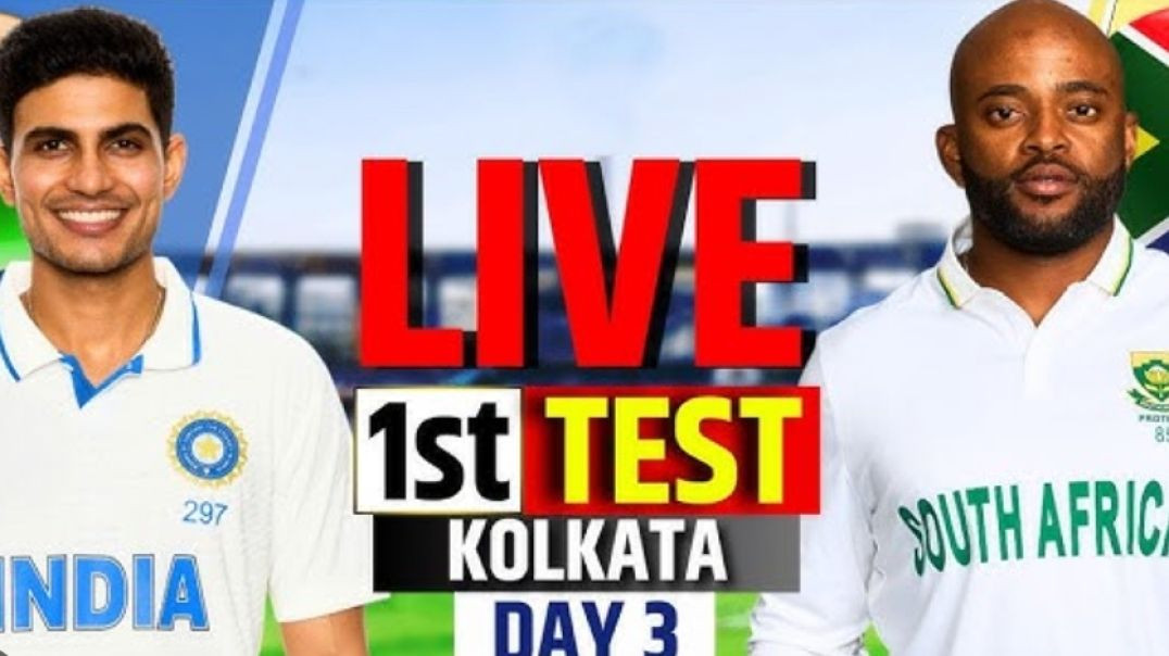 ⁣IND vs SA 2025, 1st Test, Day 3 Match Highlights BCCI