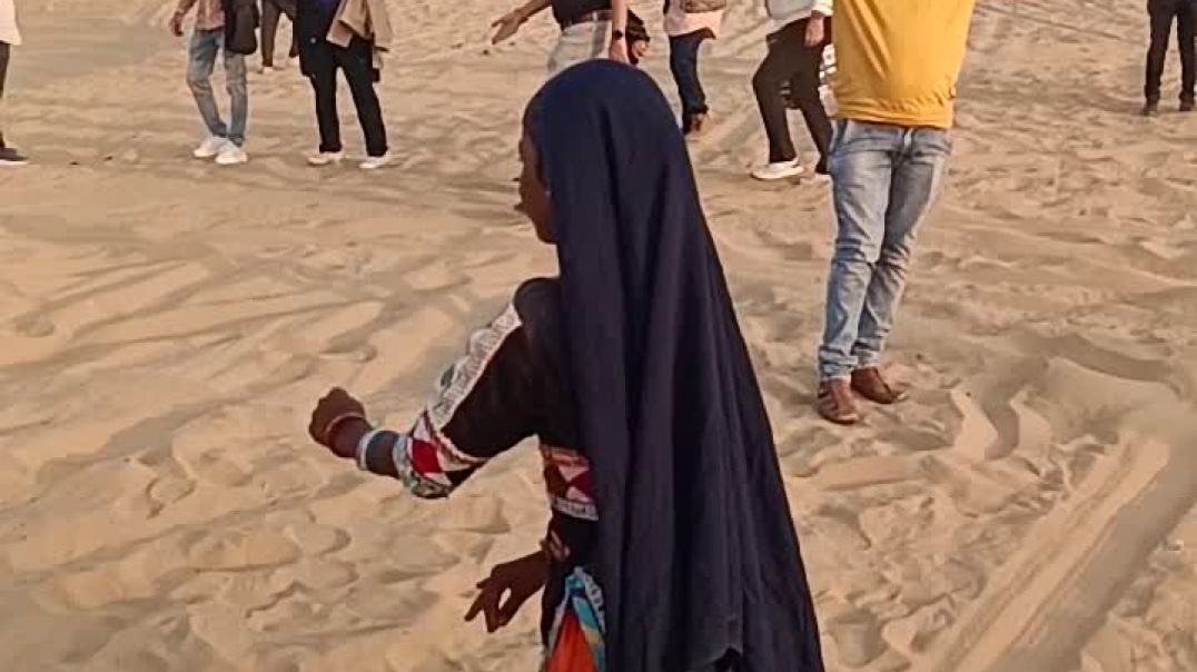 ⁣Dance on sum jaisalmer