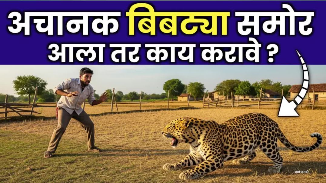 ⁣अचानक बिबट्या समोर आल्यास काय करावे ？ Wh