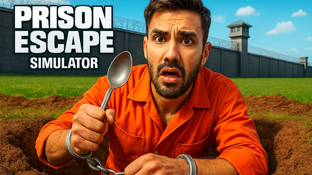 ⁣“ESCAPED Prison Using Only a SPOON!! 😱 | Prison Escape Simulator” #gaming