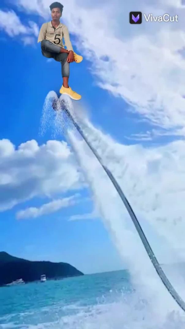 a9b9a0a44e33fbfd6dसमुन्दर में पाइप से हवा में उड़ गया 😳🔥 | Flyboard Show37ca60a7686324