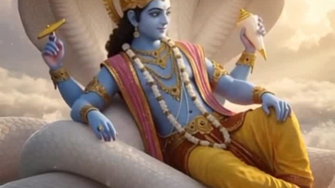 ⁣Vishnu Bhagwan ke darshan