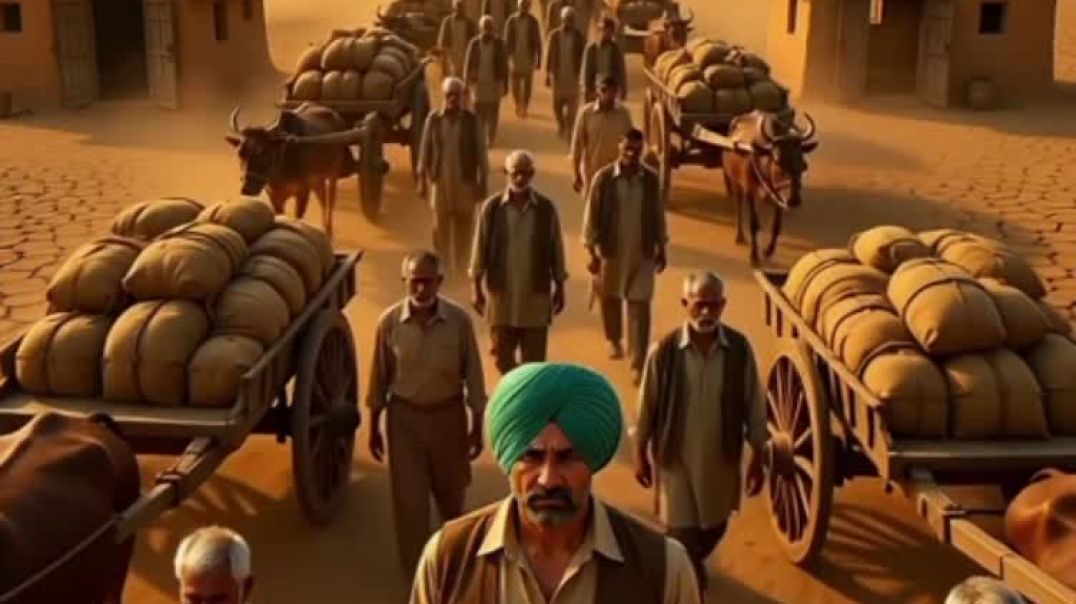 ⁣Sukhe gaon mein barish