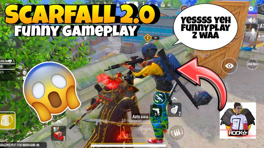 You Won’t Believe What Happened When @rock-live90 Joined My Game 🤣🔥 | ScarFall 2.0