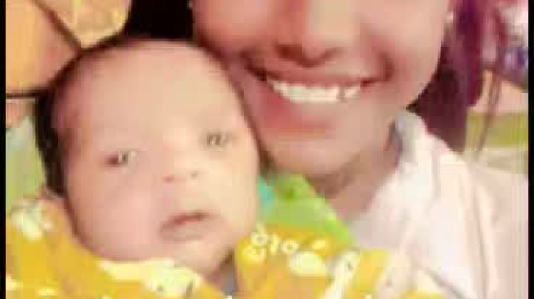 ⁣My cute son and lovely bati