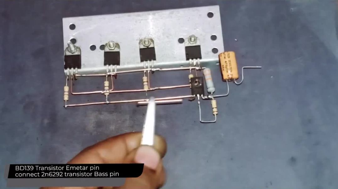 bass amplifier with 2N6292 BD139