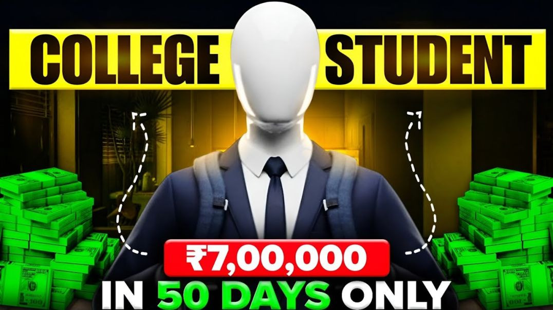 ⁣How I Made ₹7 Lakhs in 50 DAYS as a Student (My Exact Strategy) 🤑