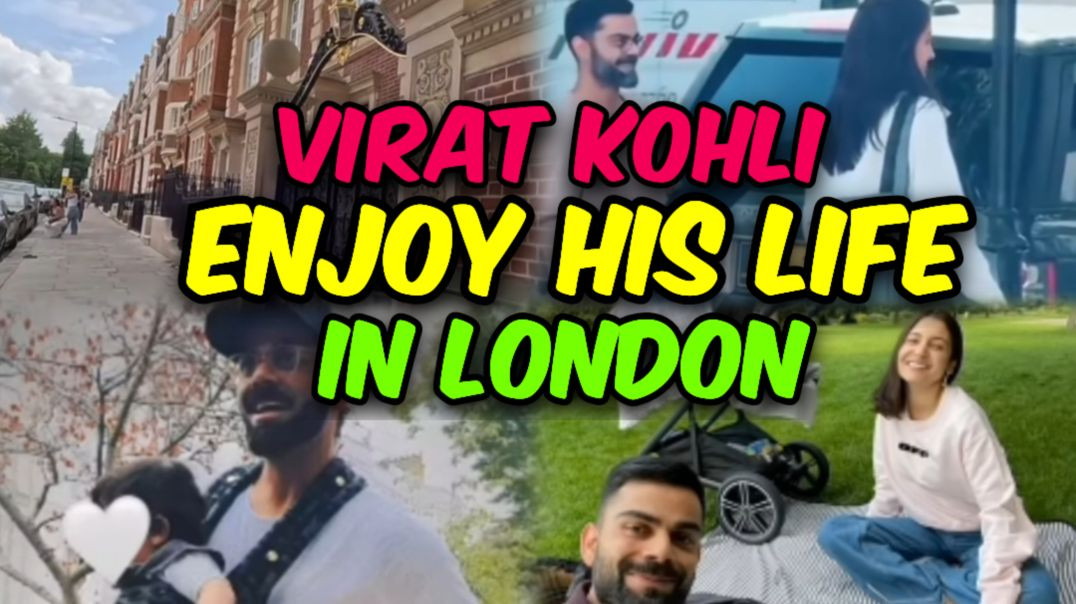 ⁣Virat Kohli enjoy his life in London