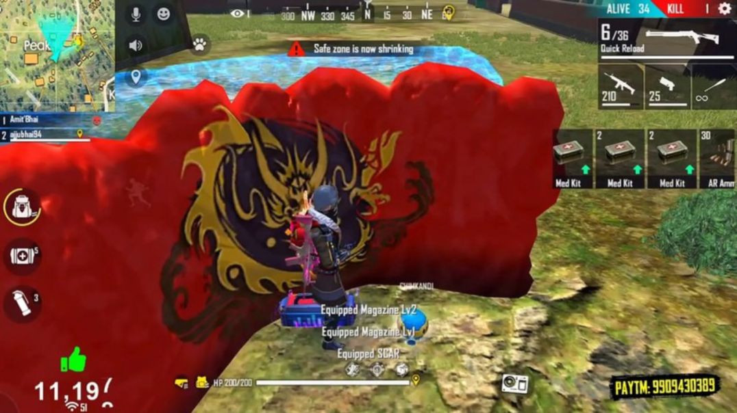 ⁣Free fire max Gameplay/ free fire Pro