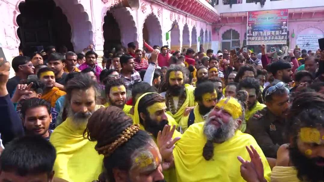 ⁣पूज्य महाराज जी के साथ दाऊजी मंदिर दर्शन! #premanandjimaharaj #bhajanmarg