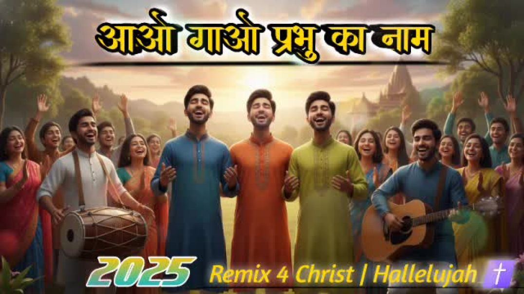 ⁣Aao Gao Prabhu Ka Naam | Hindi Worship Song 2025 | Remix 4 Christ