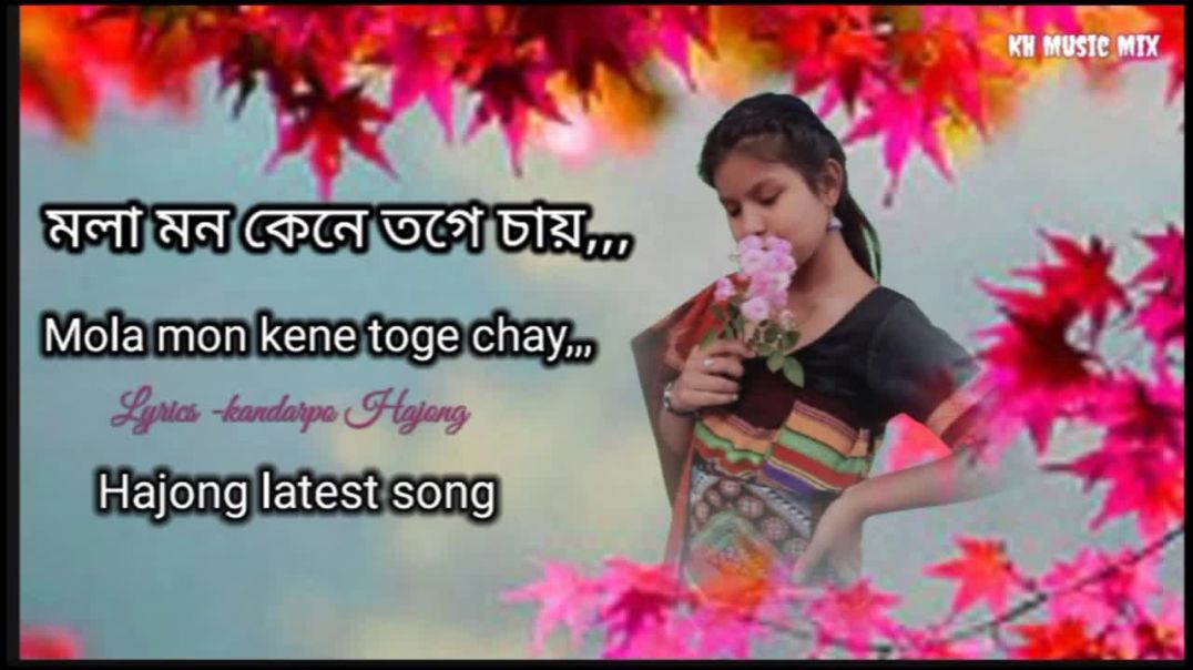 ⁣Mola mon kene toge chay ll মলা মন কেনে তগে চায় ll Hajong romantic song ll
