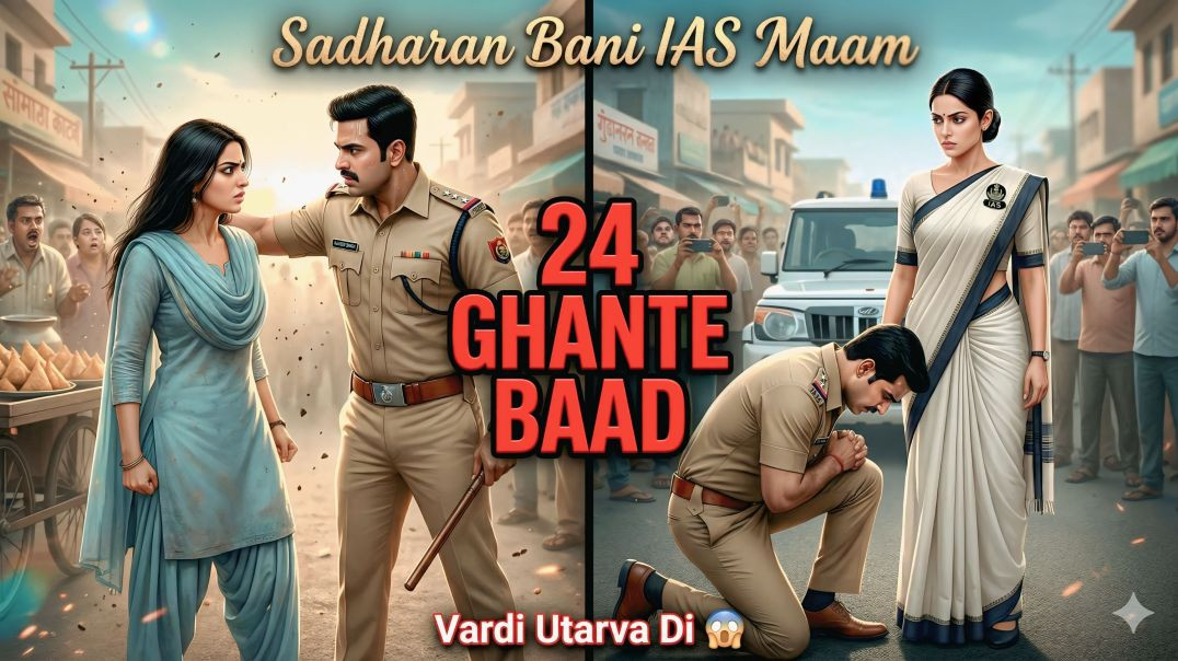 एक दिन के लिए साधारण बनी IAS मैम → पूरे थाने में हड़कंप मचा दिया 🔥 | Emotional Story | moral stories