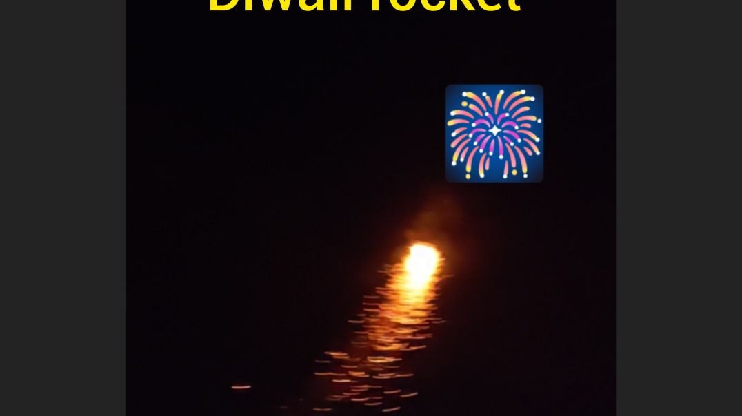 ⁣Diwali rocket happy Diwali
