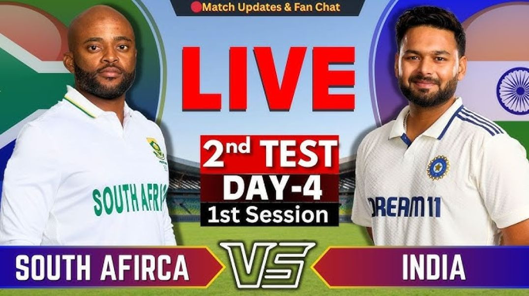 ⁣IND vs SA 2025, 2nd Test, Day 4 Match Highlights