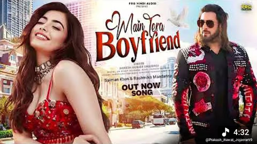 ⁣New Song 2025 _ Main Tera Boyfriend _ Salman Khan _ Rashmika Mandanna _ Hindi Song _ Bollywood Song(