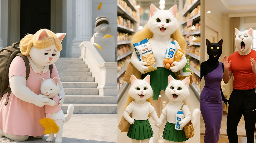 ⁣✨ Lovely Family & Their Cute Cat 🐱 | Heartwarming AI Animation Story | AImate Studio