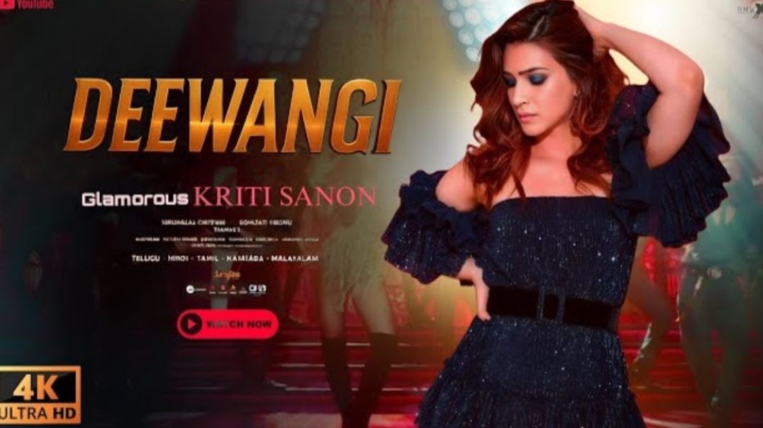 DEEWAANGI (Official Video) KRITI SANON | NEW BOLLYWOOD SONG | LETEST HINDI SONG 2025 | 4K Ultra HD